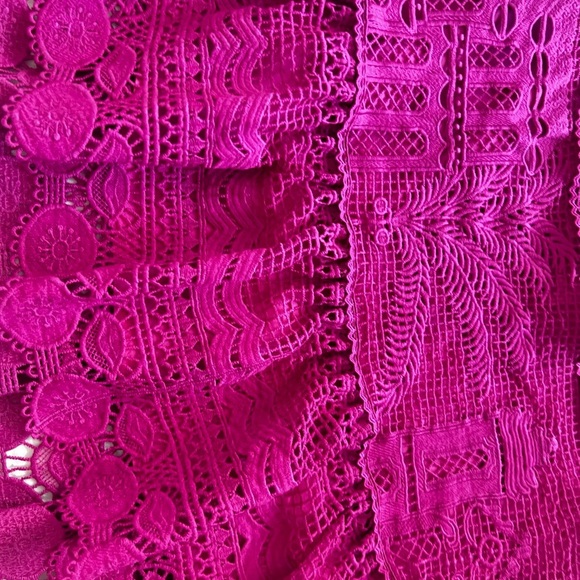 💕Farm Rio Morada Scalloped Mini Skirt NWT Size Medium💕 - Picture 9 of 13